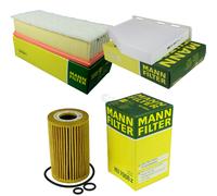 MANN-FILTER Set Per AUDI Q3 8U 2.0 TDI QUATTRO A3 CABRIOLET 8P7 1.6 8J9 16V
