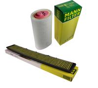 MANN-FILTER Set Per BMW 3er Touring E46 318d 320d Compact E83 2.0 D