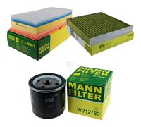 MANN-FILTER Set per di Toyota Yaris SCP9_NSP9_KSP9_NCP9 _ZSP9_ 1.4