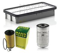 MANN-FILTER Set Per Hyundai Getz TB 1.5 CRDi GLS 9732092