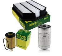 MANN-FILTER Set Per KIA Carens II FJ 2.0 CRDi Magentis MG UN 140 9731721