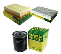 MANN-FILTER Set Per Land Rover Discovery III TAA 4.4 Range Sport LS 4x4 4.2