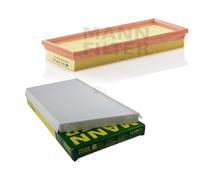 MANN-FILTER Set Per Mercedes C-Klasse T-Model S203 C 32 Kompressor Coupe