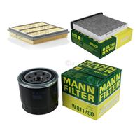 MANN-FILTER Set Per Mitsubishi Pajero II V3_W V2_W V4_W 3.0 V6 24V 4WD Canvas