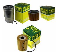 MANN-FILTER Set Per Nissan Patrol GR II Wagon Y61 3.0 DTi 9684996