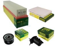MANN-FILTER Set Per Renault Clio II BB0/1/2_ CB0/1/2_ 1.5 DCI Kasten SB0/1/2_