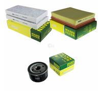 MANN-FILTER Set Per Renault Laguna III BT0/1 1.6 16V 2.0 Turbo Coupe KT0/1