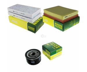 MANN-FILTER Set Per Renault Laguna III BT0/1 1.6 16V 2.0 Turbo Coupe KT0/1