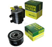 MANN-FILTER Set Per Renault Megane II BM0/1 1.5 DCI Coupé-Cabriolet EM0/1