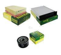 MANN-FILTER Set per Renault Megane II BM0/1_ CM0/1_ 1.5 DCI 1.6 16V EM0/1_