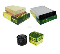 MANN-FILTER Set Per Renault Megane II BM0/1 CM0/1 1.5 DCI EM0/1