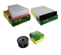 MANN-FILTER Set Per Renault Megane II BM0/1_ CM0/1_ 2.0 16V Turbo Sport