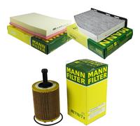 MANN-FILTER Set Per Superb 3T4 3.6 FSI 4x4 Kombi 3T5 V6 Audi A3