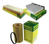 MANN-FILTER Set Per VW Beetle Cabriolet 5C7 2.5 Jetta IV 162 163 1K2