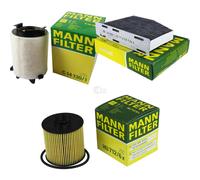 MANN-FILTER Set Per VW Golf Plus 5M1 521 1.4 TSI EOS 1F7 1F8 3C5 TFSI