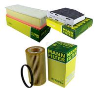 MANN-FILTER Set Per VW Jetta III 1K2 2.0 TFSI Passat 3C2 FSI 1E7 GTI TSI