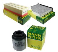 MANN-FILTER Set Per VW Passat 362 1.4 TSI EcoFuel MultiFuel 3C2 4motion