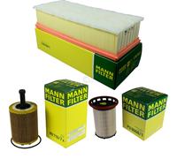 MANN-FILTER Set per VW Passat 3C2 2.0 Tdi 16V 4motion 3C5 Blue Tdi