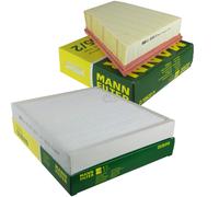 MANN-FILTER Set Per VW Polo 6R 1.2 Roomster Praktik 5J 545 12V