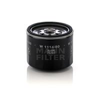 MANN-FILTER W 1114/80 Filtro olio