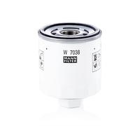 MANN-FILTER filtro olio W7038 avvitamento diametro 76 altezza 92 mm