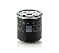 MANN-FILTER W 712/20 Filtro Olio, Turbocompressore Per AUDI