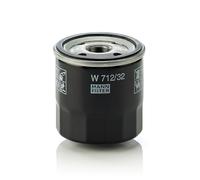 MANN-FILTER filtro olio W712/32 avvitamento diametro 76 altezza 79 mm
