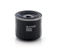 MANN-FILTER W 811/81 Filtro dell'olio - per Applicazioni fuori strada | Per Off-Highway, Massime prestazioni filtranti, Protezione motore, Guarnizione alta qualità, Qualità originale OE