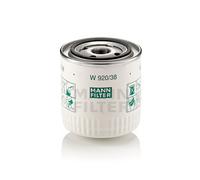 MANN-FILTER, W 920/38 Filtro olio | Per Autovetture, Massime prestazioni filtranti, Protezione motore, Guarnizione alta qualità, Qualità originale OE
