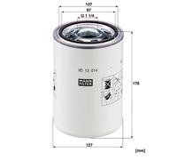 MANN-FILTER WD 13 014 Filtro, Sistema idraulico di lavoro
