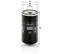 MANN-FILTER WD724/5 filtro olio cambio automatico filtro ad avvitamento altezza 138 mm