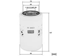 MANN-FILTER WH 945/3 Filtro, Sistema idraulico di lavoro