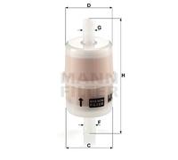 MANN-FILTER, WK 32/7 Filtro carburante