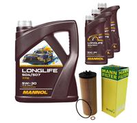 Mann Filtro 8L mannol Longlife 504/507 5W-30 per Audi Allroad 4BH C5 2.5 Tdi