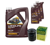 Mann Filtro 8L mannol Longlife 504/507 5W-30 per Mitsubishi Mirage / Space Star