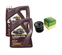 MANN Filtro Olio 10L MANNOL Longlife 504/507 5W-30 Per Nissan Micra IV K13 1.2