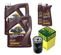 MANN Filtro Olio 12L MANNOL Longlife 504/507 5W-30 Per Audi 80 8C B4 2.0 VW
