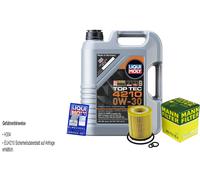 MANN Filtro Olio 5 L Liqui Moly Top Tec 4210 0W-30 Per Mercedes B-Klasse