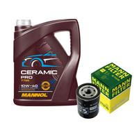 MANN Filtro Olio 5L MANNOL Ceramic Pro 10W-40 Per Smart Forfour 454 1.5 CDI