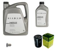 Mann Filtro Olio 6 L VW motore 0W-30 Longlife III Fe per Caddy II Scatola 9K9A