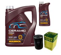 MANN Filtro Olio 6L MANNOL Ceramic Pro 10W-40 Per Audi A4 Cabriolet 8H7 B6 8HE
