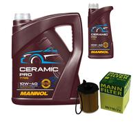 MANN Filtro Olio 6L MANNOL Ceramic Pro 10W-40 Per Mazda 5 CW 1.6 CD Citroën C4