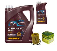 MANN Filtro Olio 6L MANNOL Ceramic Pro 10W-40 Per Mazda 6 Hatchback GG 2.0