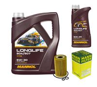 MANN Filtro Olio 6L MANNOL Longlife 504/507 5W-30 Per VW Passat Variant 365 2.0