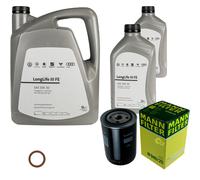 Mann Filtro Olio 7 L VW motore 0W-30 Longlife III Fe per Caddy II Scatola 9K9A