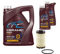 MANN Filtro Olio 7L MANNOL Ceramic Pro 10W-40 Per VW Touareg CR7 3.0 TSI 4motion