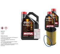 MANN Filtro Olio 7L MOTUL 8100 X-CLEAN EFE 5W-30 Per Opel Insignia A 2.8