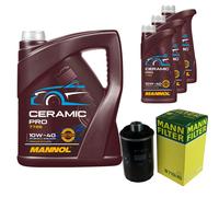MANN Filtro Olio 8L MANNOL Ceramic Pro 10W-40 Per Audi A4 Avant 8K5 B8 1.8 TFSI