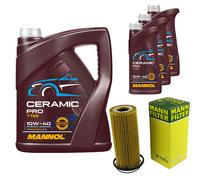 MANN Filtro Olio 8L MANNOL Ceramic Pro 10W-40 Per Audi A6 4F2 C6 2.4