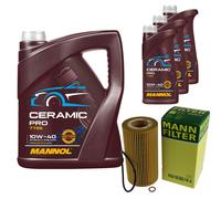 MANN Filtro Olio 8L MANNOL Ceramic Pro 10W-40 Per BMW 8 Serie E31 850 Ci
